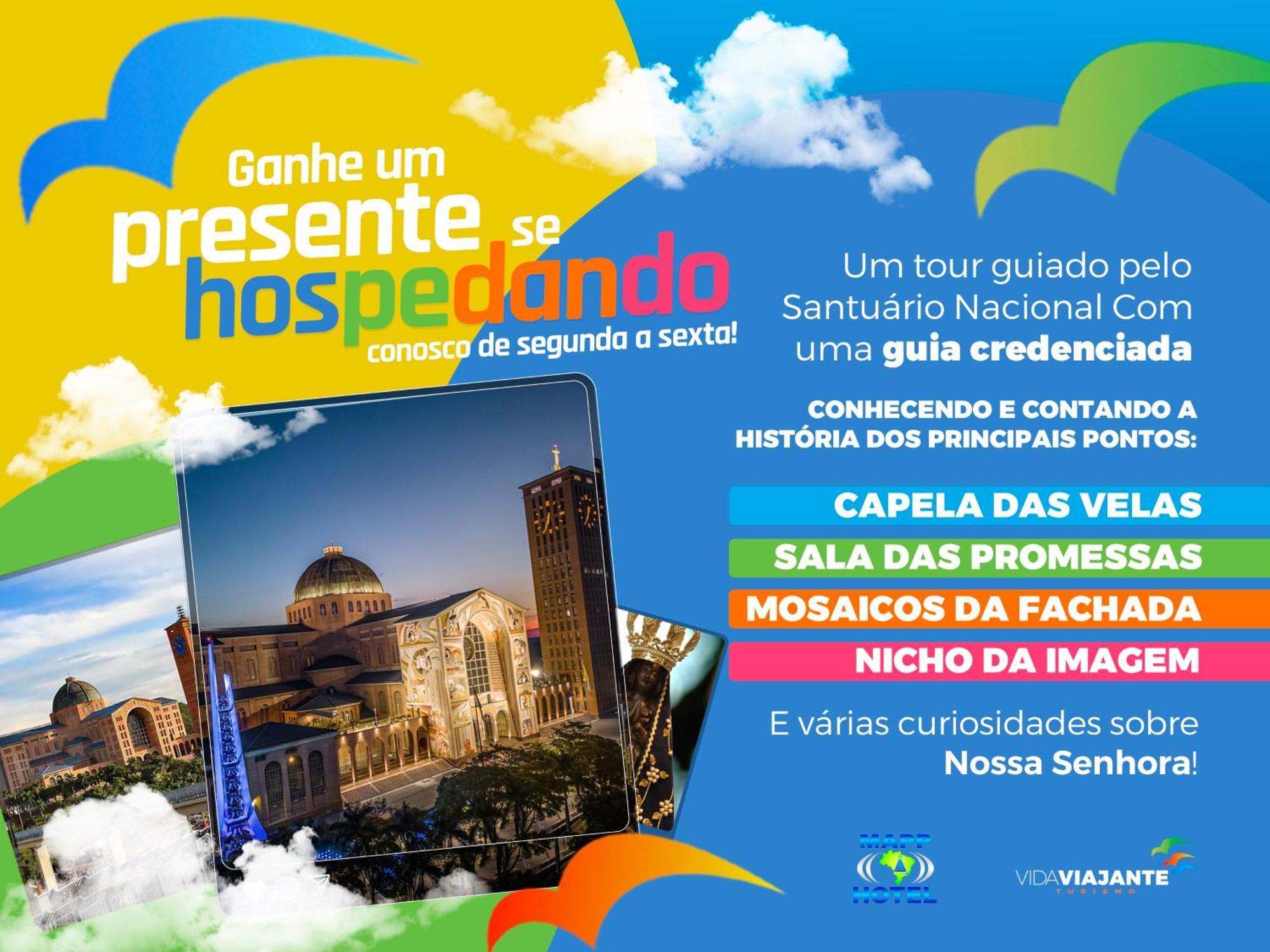 Mapp Hotel Aparecida-Sp Exteriör bild